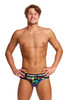Funky Trunks Underwear Briefs | Beat It | FT56M71611  - Mens Briefs - Front View - Topdrawers Underwear for Men

