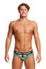 Funky Trunks Underwear Briefs | Smash Mouth | FT56M71625  - Mens Briefs - Front View - Topdrawers Underwear for Men
