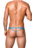 ST33LE Modal Elastane Rib Y-Thong | Slate | ST-10137-SLT  - Mens Thongs - Rear View - Topdrawers Underwear for Men
