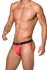 ST33LE Nylon Elastane Air Mesh Sports Jockstrap | Neon Pink | ST-10202-NEPK  - Mens Jockstraps - Side View - Topdrawers Underwear for Men
