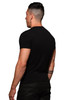 Andrew Christian Unleashed Eclipse Tee | Black | 10359-BL  - Mens T-Shirts - Rear  View - Topdrawers Clothing for Men
