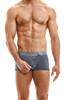 Modus Vivendi Glory Hole Boxer | Grey | 01321  - Mens Boxer Briefs - Front View - Topdrawers Underwear for Men
