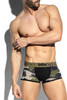 ES Collection Colorful Trunk | Khaki | UN2119-12  - Mens Boxer Briefs - Front View - Topdrawers Underwear for Men
