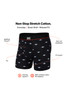 Saxx Non-Stop Stretch Cotton Trunk | Mini Predator | SXTR46-MPB  - Mens Boxer Briefs - Front View - Topdrawers Underwear for Men
