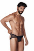 Clever Urge Jockstrap | Black | 1317-11  - Mens Bottomless Briefs - Side View - Topdrawers Underwear for Men
