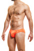 Modus Vivendi Peace Classic Brief | Orange | 04017-OR  - Mens Briefs - Side View - Topdrawers Underwear for Men
