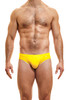 Modus Vivendi Peace Classic Brief | Yellow | 04017-YL  - Mens Briefs - Front View - Topdrawers Underwear for Men
