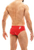 Modus Vivendi Viral Vinyl Brief | Red | 08015-RD  - Mens Fetish Briefs - Rear View - Topdrawers Underwear for Men
