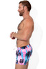 Garçon Hawaii Swim Shorts | G23-SHORTS-HAWAII  - Mens Swim Shorts - Side View - Topdrawers Swimwear for Men
