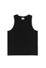 Kuwalla Tee Premium Rib Tank | Black | KUL-RTK3113-BLK  - Mens Tank Top Singlets - Front View - Topdrawers Clothing for Men
