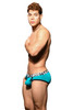 Andrew Christian CoolFlex Modal Active Brief w/ Show-It | Teal | 93089-TL  - Mens Briefs - Side  View - Topdrawers Underwear for Men
