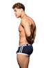 Andrew Christian CoolFlex Modal Active Boxer w/ Show-It | Navy | 93090-NV  - Mens Boxer Briefs - Side View - Topdrawers Underwear for Men
