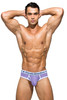 Private Structure Classic Mid Waist Mini Brief | Viola Purple | SCUS4529-VLPL  - Mens Briefs - Front View - Topdrawers Underwear for Men
