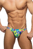 Addicted Margarita Swim Thong | ADS333-08  - Mens Swim Thongs - Front View - Topdrawers Swimwear for Men
