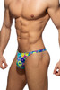 Addicted Margarita Swim Thong | ADS333-08  - Mens Swim Thongs - Side View - Topdrawers Swimwear for Men
