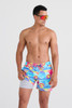 Saxx Oh Buoy 2N1 Volley Swim Short 5" | Coast 2 Coast Multi | SXSW03L-CCM  - Mens Swim Shorts - Front View - Topdrawers Swimwear for Men
