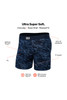 Saxx Ultra Boxer Brief w/ Fly | Basin Camo Navy | SXBB30F-BCN  - Mens Trunk Boxer Briefs - Front View - Topdrawers Underwear for Men
