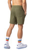 Bike Athletic French Terry Short | Olive | BAM210OLV  - Mens Athletic Shorts - Rear  View - Topdrawers Clothing for Men
