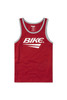 Bike Athletic Logo Ringer Tank Top | Winery | BAM109WIN  - Mens Tank Tops - Front View - Topdrawers Clothing for Men
