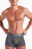 Teamm8 Icon Trunk | Gunmetal | TU-UKICON-GMTL  - Mens Trunk Boxer Briefs - Front View - Topdrawers Underwear for Men
