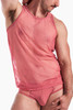 Teamm8 Score Sheer Tank | Baroque Rose | TU-TNSCORS-BR  - Mens Tank Tops - Front View - Topdrawers Clothing for Men
