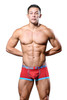 Andrew Christian Trophy Boy Boxer | Red | 92837-RD  - Mens Boxer Briefs - Front View - Topdrawers Underwear for Men
