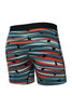 Saxx Ultra Boxer Brief w/ Fly | Fins Blue Multi | SXBB30F-FNS  - Mens Boxer Briefs - Rear View - Topdrawers Underwear for Men
