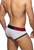 Addicted Sports Padded Brief | White | AD1244-01  - Mens Briefs - Rear View - Topdrawers Underwear for Men
