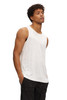 Kuwalla Tee Perforated Rib Tank | White | KUL-TANK3112-WHT  - Mens Tank Top Singlets - Side View - Topdrawers Clothing for Men
