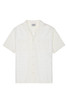 Kuwalla Tee Lace Yacht Shirt | White | KUL-LYS015-WHT  - Mens Short Sleeve Shirts - Front View - Topdrawers Clothing for Men
