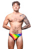 Andrew Christian Pride Vision Swim Bikini 70085 | Front View | Mens Swim Briefs | Topdrawers Swimwear for Men