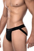 PUMP! Whisper Jockstrap | Black 15082 | Side View | Mens Jockstraps | Topdrawers Underwear for Men