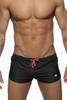 10 Black - Addicted Basic Mini Swim Short ADS111 - Front View - Topdrawers Swimwear for Men