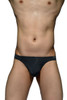 Black - Private Structure Desire Glaze Thong DGEMU3545BT - Front View - Topdrawers Underwear for Men