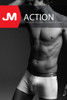 002 White - JM ACTION Low Rise Pouch Boxer 59094 - Box View - Topdrawers Underwear for Men