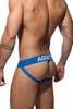 Addicted Push Up Mesh Jock AD773-16 - Royal Blue - Mens Jockstraps - Rear View - Topdrawers Underwear for Men