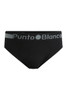 Punto Blanco 2-Pack Zenix Seamless Brief 5378010-090 Black - Mens Multipack Briefs - Front View - Topdrawers Underwear for Men
