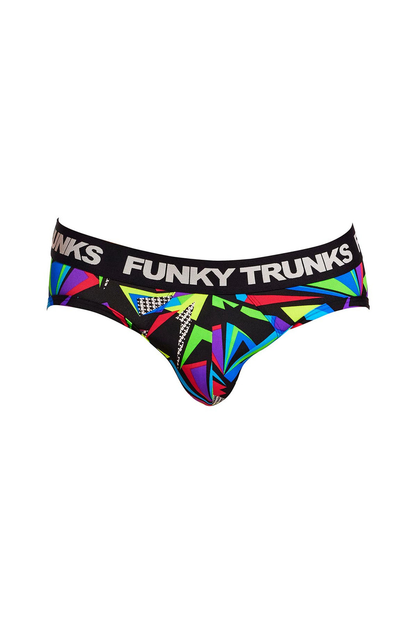 Funky Trunks Underwear Briefs, Beat It, FT56M71611, Mens Briefs