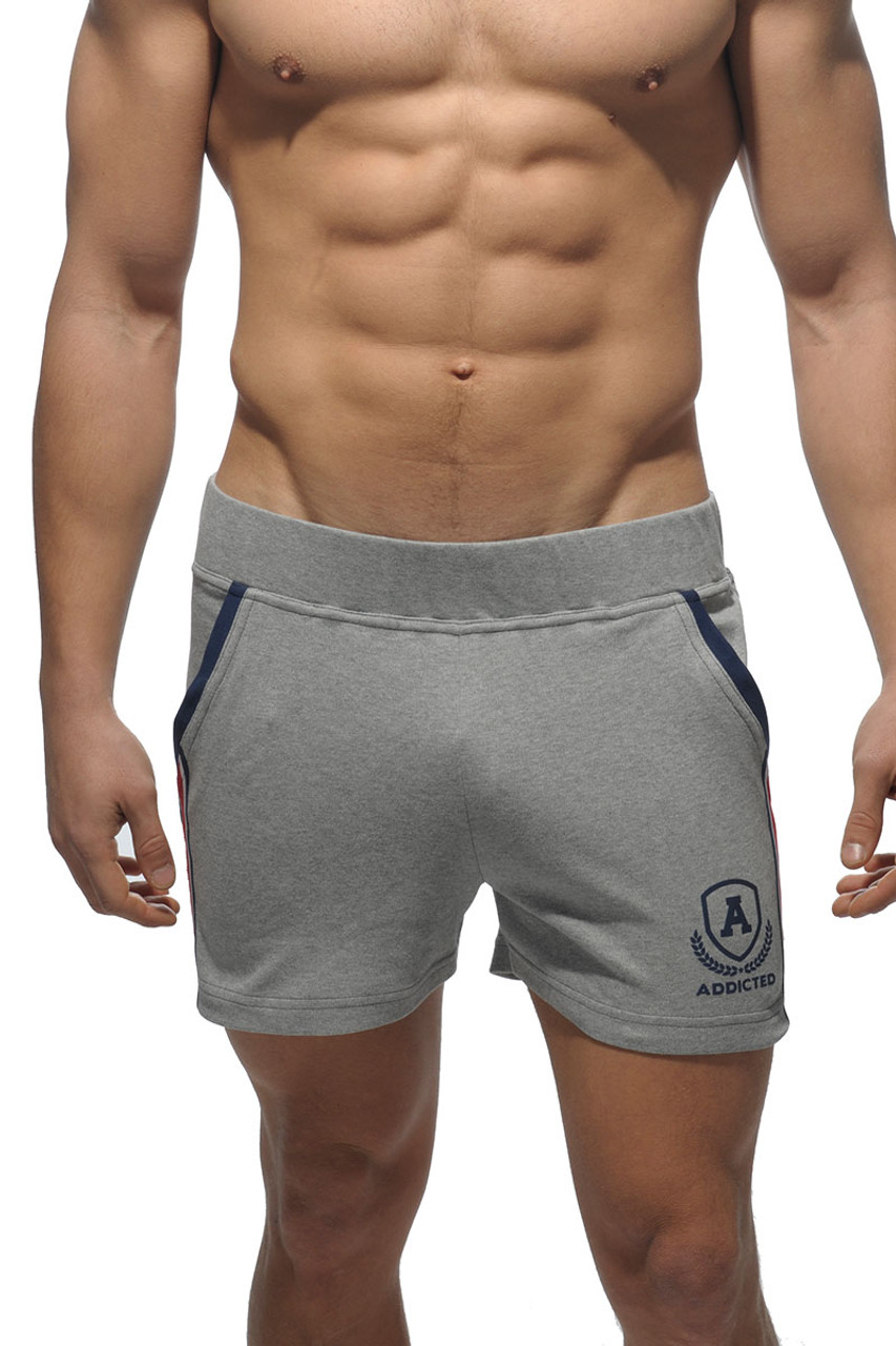 Grey tight shorts Clearance