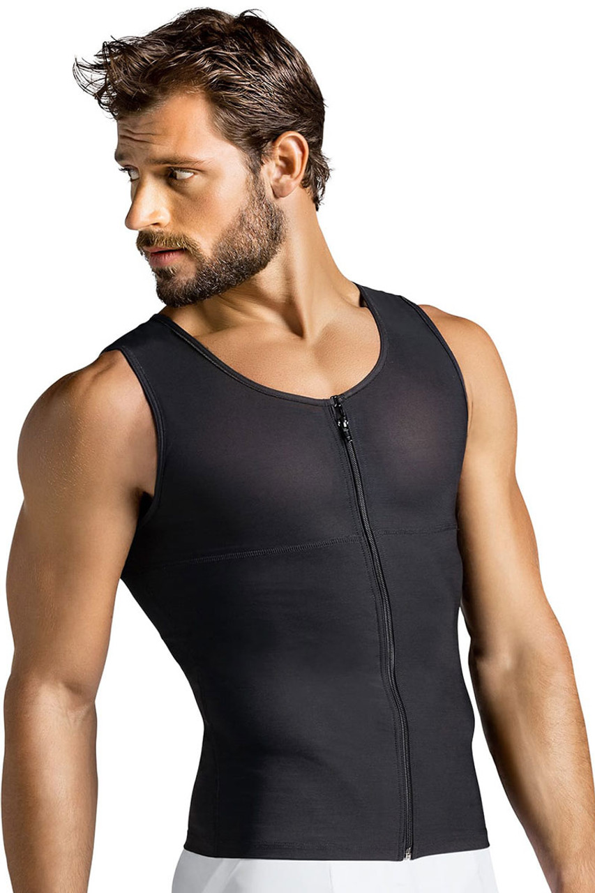  Leo Men's Abs Slimming Body Shaper with Back  Support,Black,Small : Clothing, Shoes & Jewelry