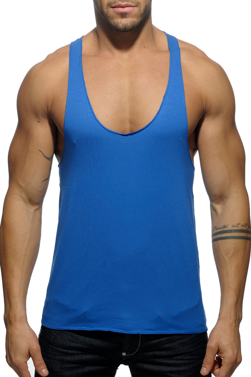 Addicted Back Logo Tank Top AD340-16 | Mens Tank Tops | Topdrawers ...