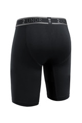 2UNDR Sport Shift Long Leg Boxer Brief Stealth 2U26LL | Rear View | Mens Boxer Briefs | Topdrawers Underwear for Men