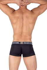 Private Structure Bamboo Viscose Mid Waist Trunk | Raven Black PBUT4379 | Rear View | Mens Boxer Briefs | Topdrawers Underwear for Men Private Structure Bamboo Viscose Mid Waist Trunk | Raven Black PBUT4379 | Rear View | Mens Boxer Briefs | Topdrawers Underwear for Men