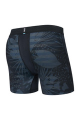 Saxx DropTemp Cooling Mesh Boxer Brief | Jungle Noire Black SXBB09F | Rear View | Mens Boxer Briefs | Topdrawers Underwear for Men