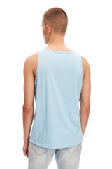 Kuwalla Tee Eazy Tank | Baltic Sea KUL-0125-ET1855 | Front View | Mens Tank Tops | Topdrawers Clothing for Men Kuwalla Tee Eazy Tank | Baltic Sea KUL-0125-ET1855 | Front View | Mens Tank Tops | Topdrawers Clothing for Men