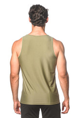 ST33LE Textured Mesh Performance Tank | Palm ST-282 | Rear View | Mens Tank Tops | Topdrawers Clothing for Men ST33LE Textured Mesh Performance Tank | Palm ST-282 | Rear View | Mens Tank Tops | Topdrawers Clothing for Men