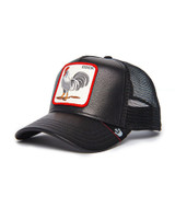 Goorin Bros. Cock Will Prevail Trucker | Black 101-1231 | Side View | Mens Caps | Topdrawers Apparel for Men