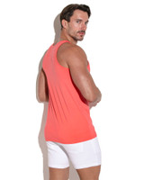 CODE 22 Basic Tank Top | Salmon 3300 | Rear View | Mens Tank Tops | Topdrawers Clothing for Men CODE 22 Basic Tank Top | Salmon 3300 | Rear View | Mens Tank Tops | Topdrawers Clothing for Men