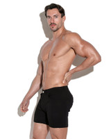CODE 22 5 Pocket Short | Black 9712S | Side View | Mens Shorts | Topdrawers Clothing for Men