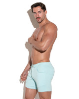 CODE 22 5 Pocket Short | Aqua 9712S | Side View | Mens Shorts | Topdrawers Clothing for Men CODE 22 5 Pocket Short | Aqua 9712S | Side View | Mens Shorts | Topdrawers Clothing for Men